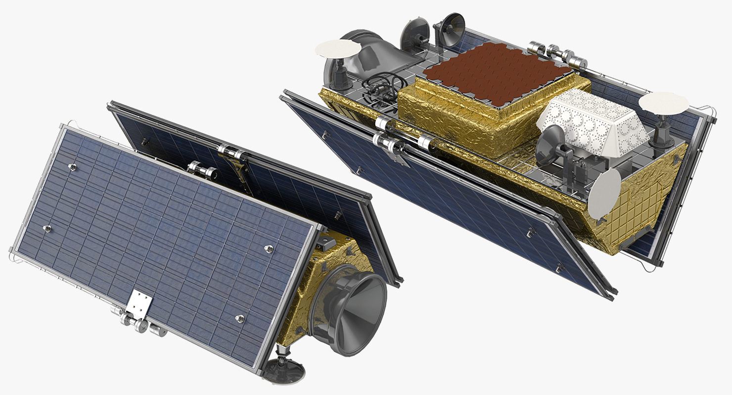 Falcoln 9 Payload with Communications Satellite 3D