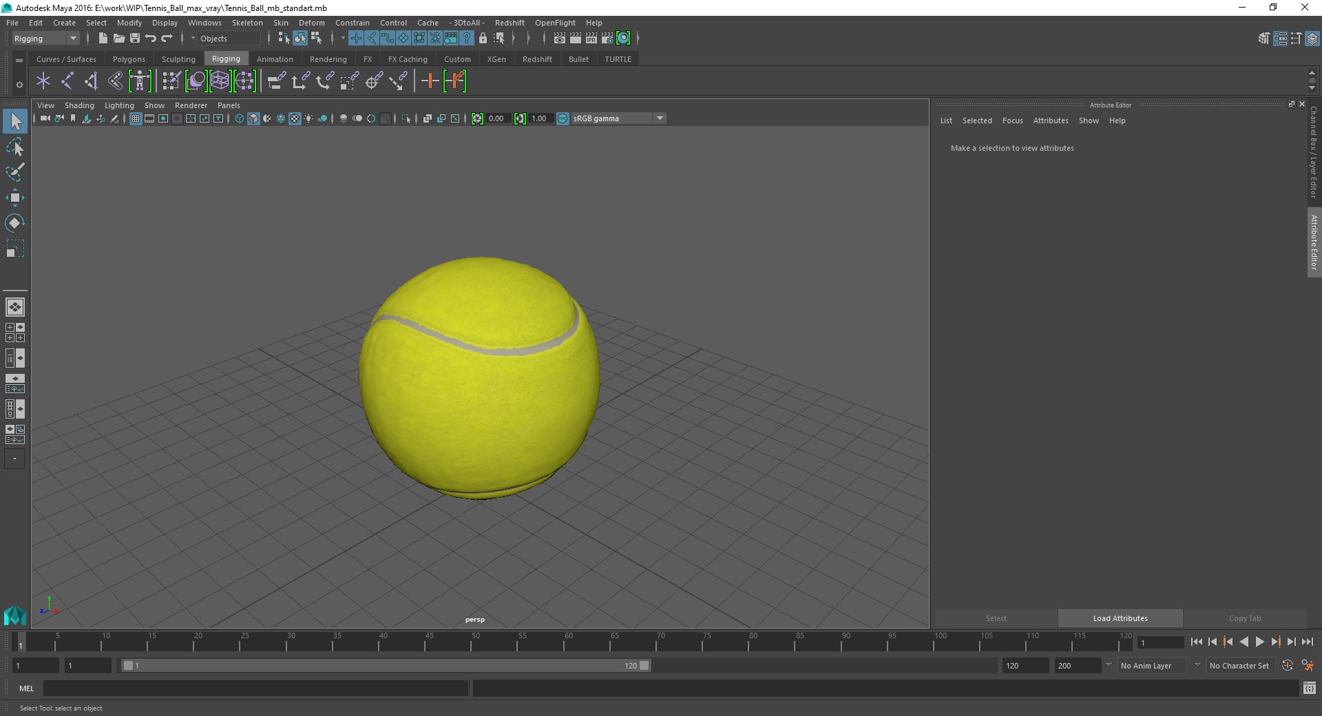 3D Tennis Ball