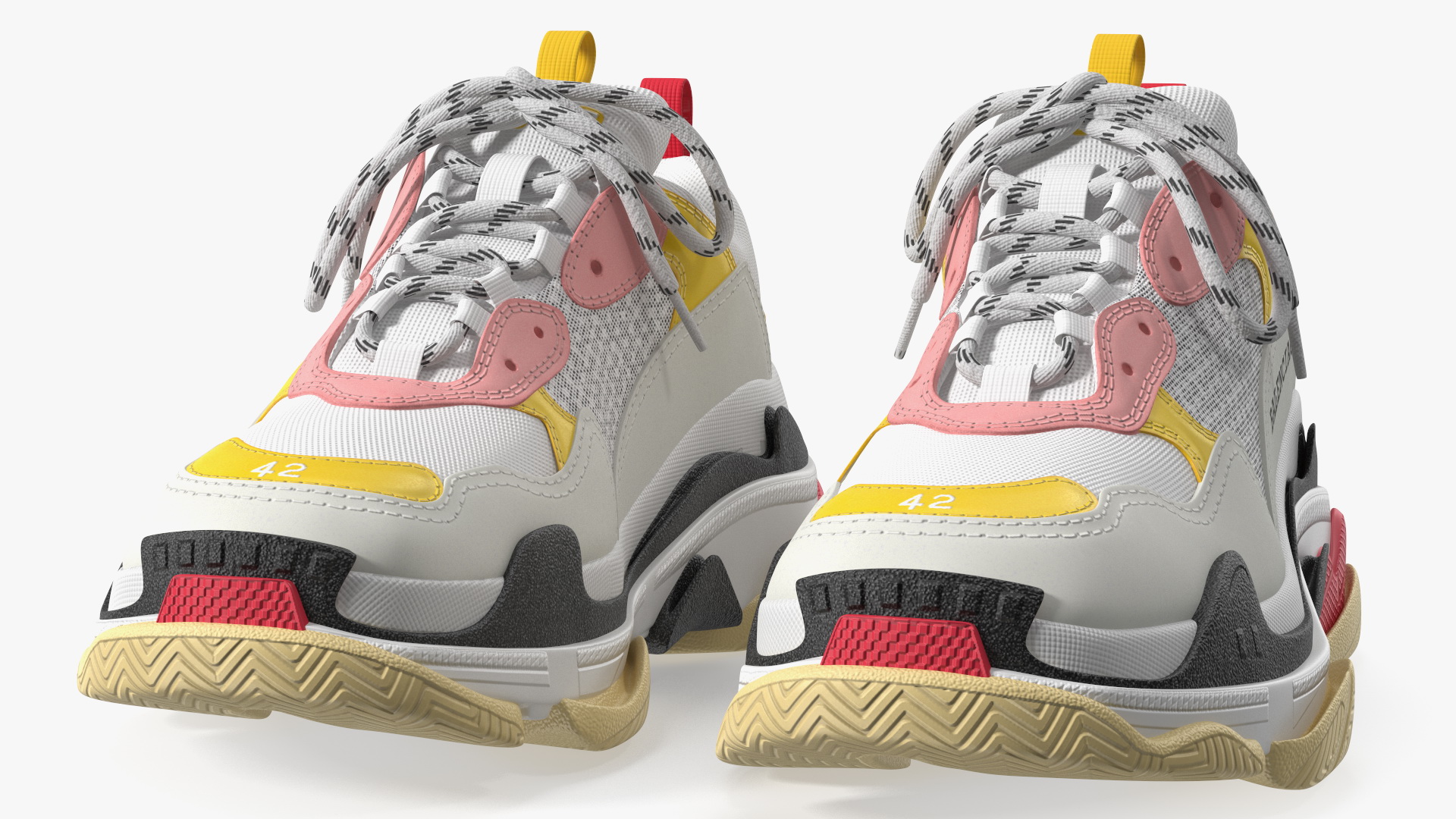 Multicolor Sneakers Balenciaga Triple S 3D model