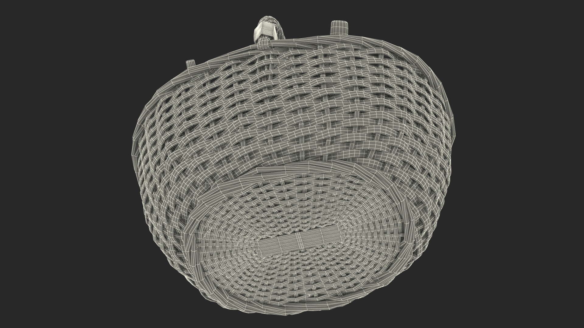 Chanterelle Mushroom Basket 3D