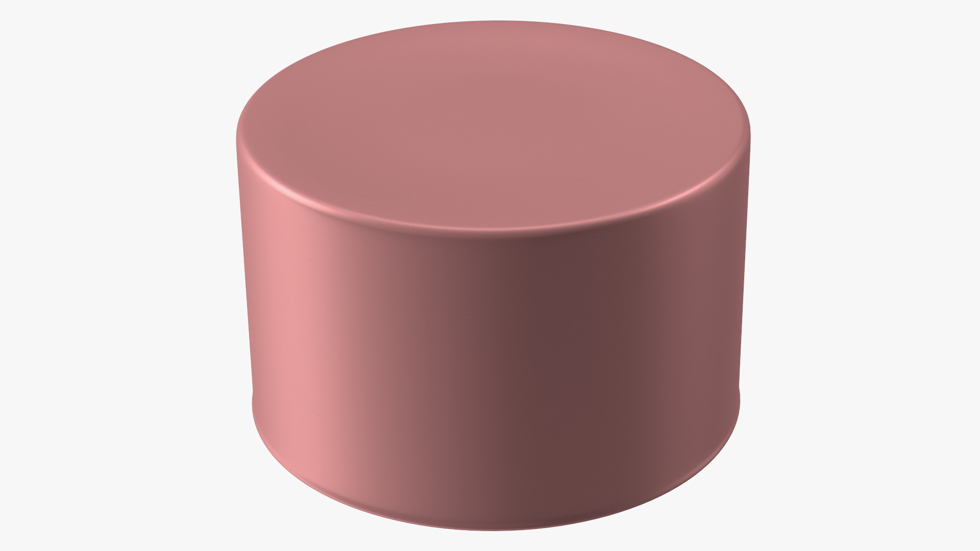 Scented Candle Pink with 3 Wicks 3D