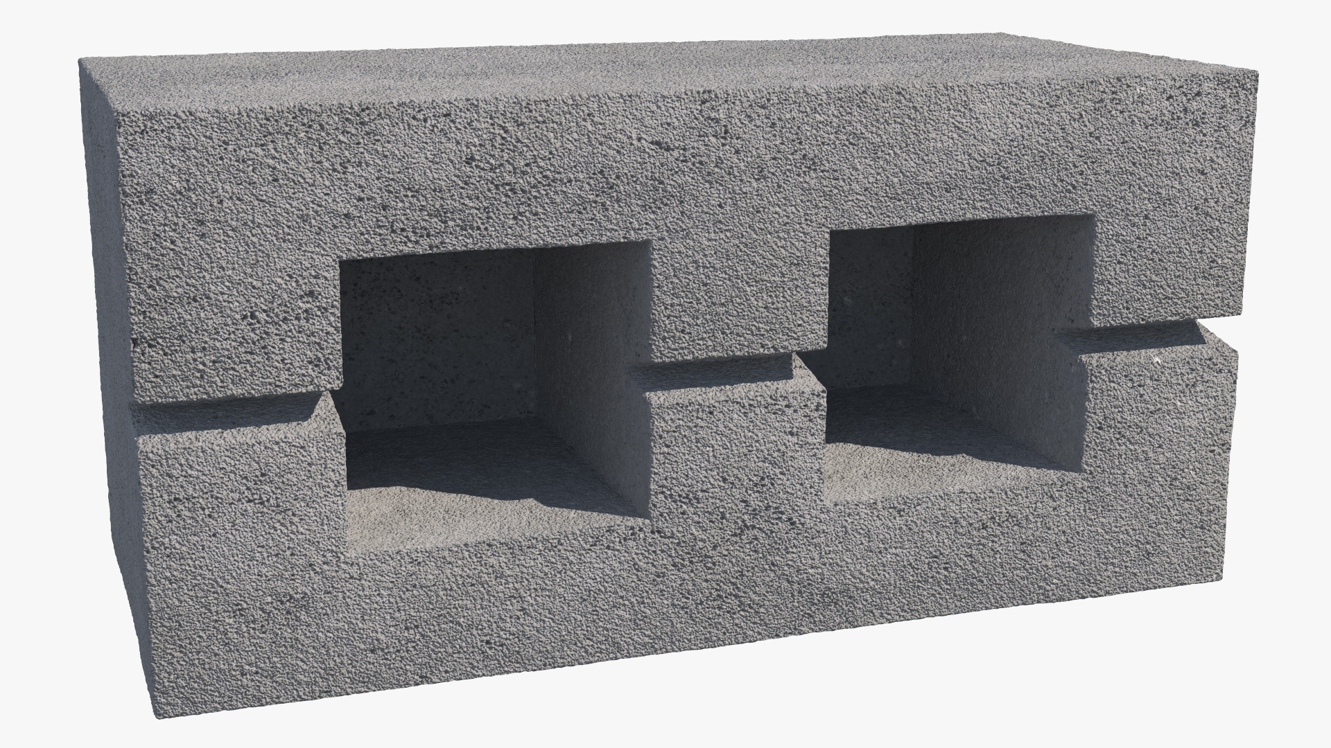 3D Hollow Concrete Brick