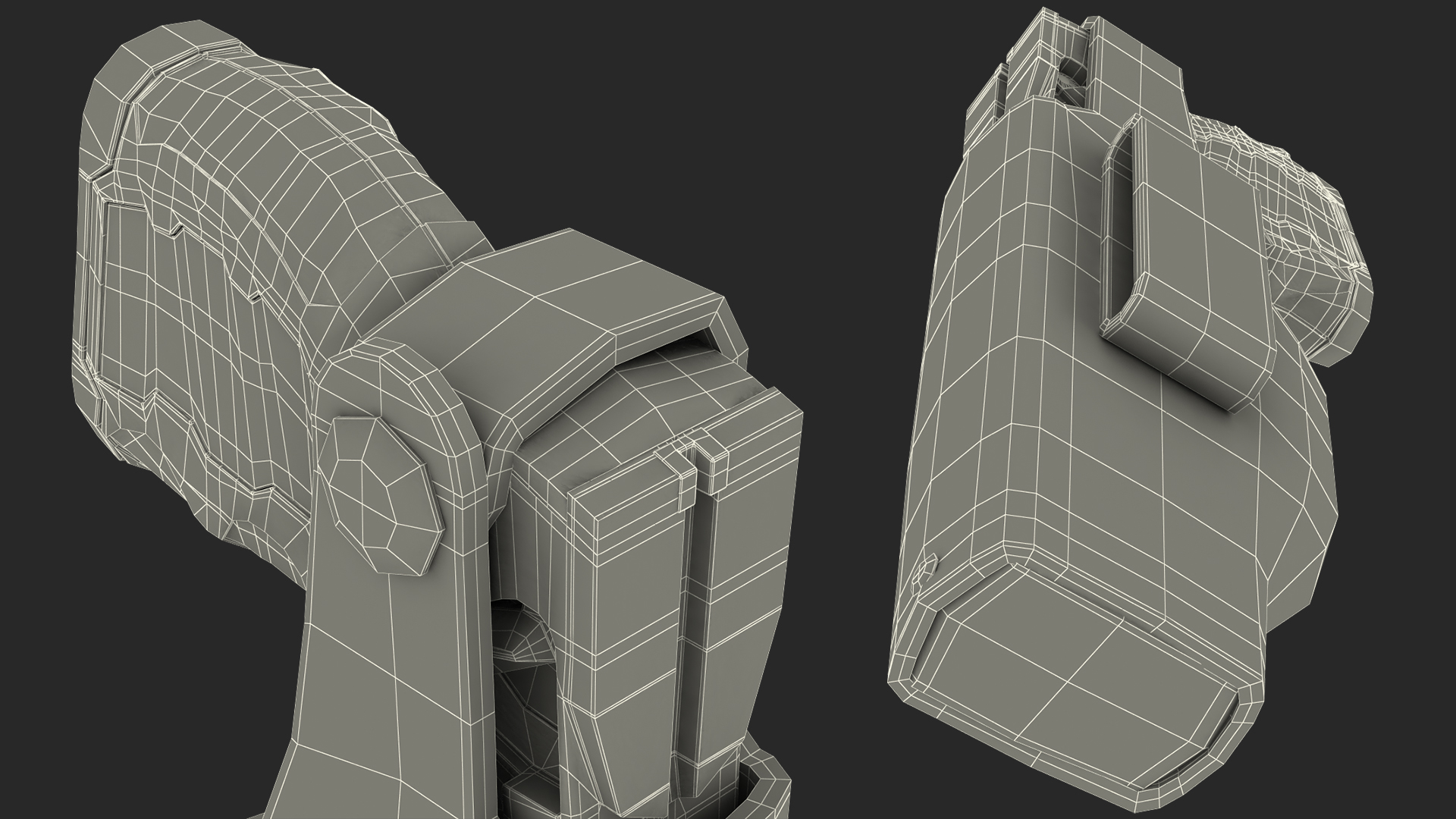 3D model Tazer in Tactical Belt Holster