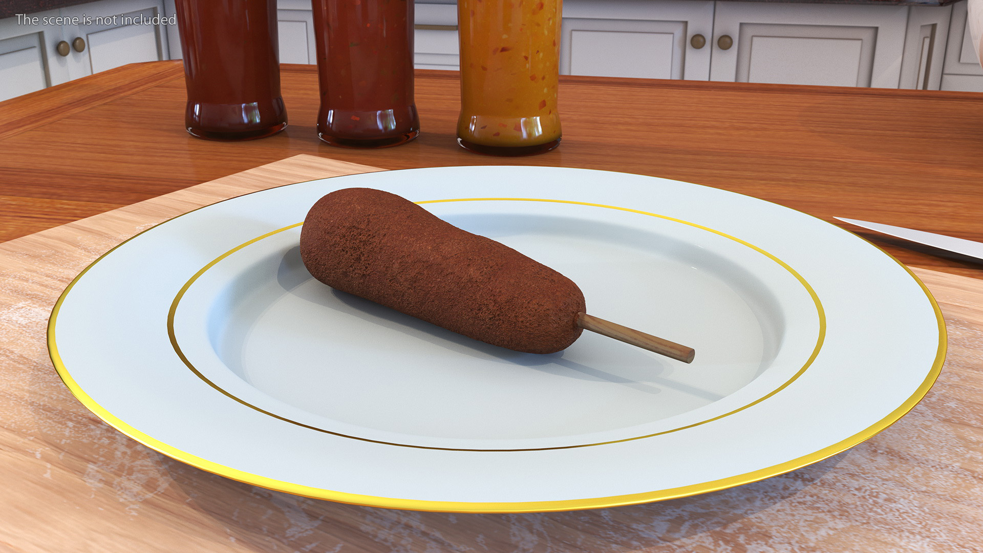 3D model Corn Dog