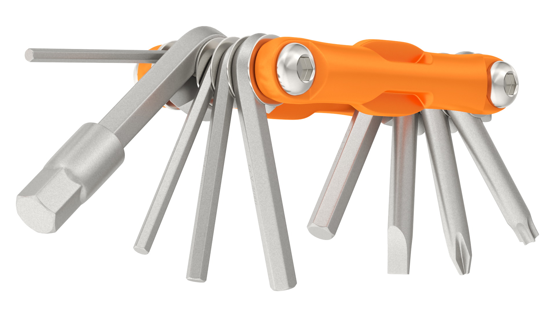 3D model Bike Hex Keys Multitool Folded