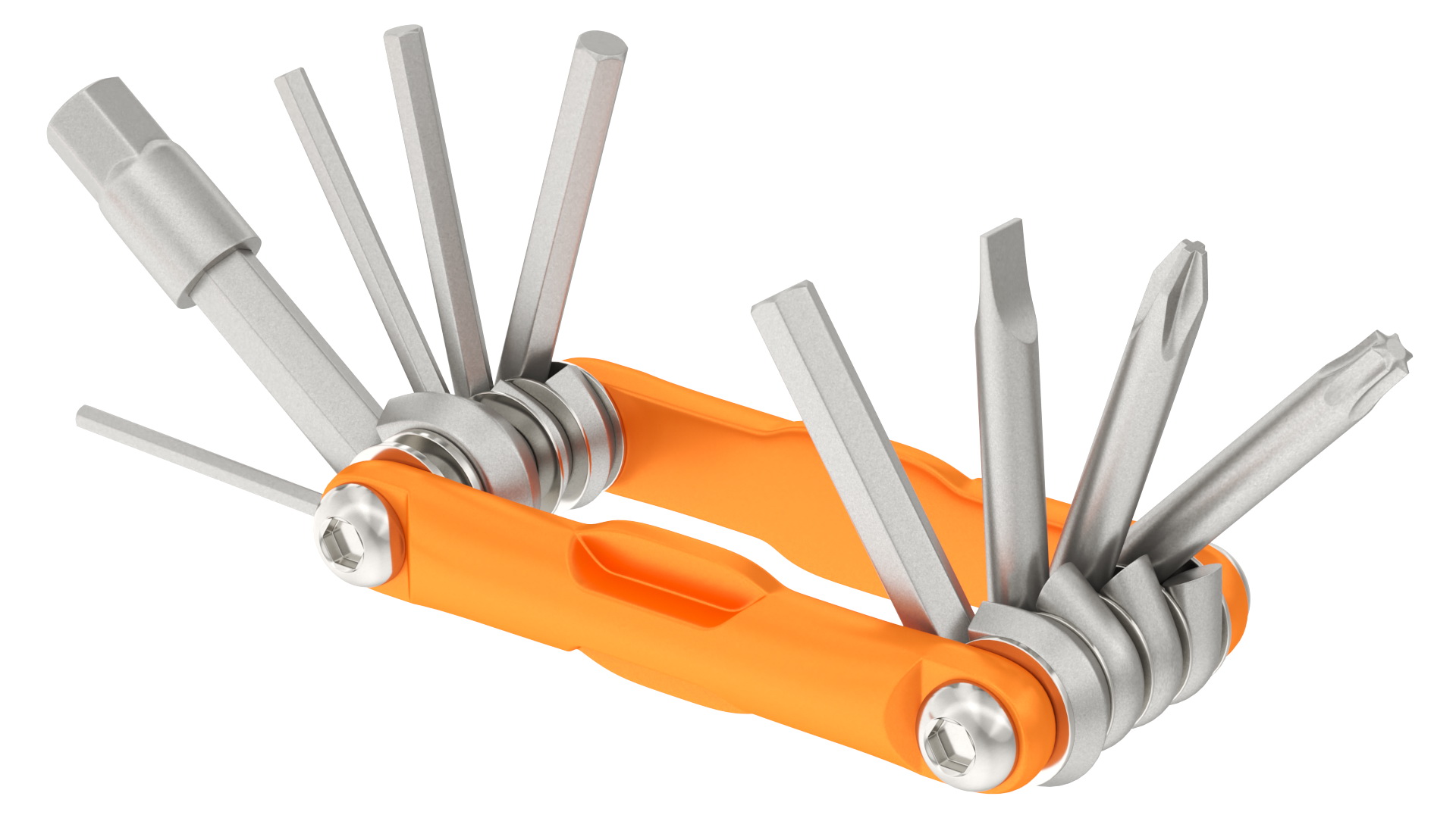 3D model Bike Hex Keys Multitool Folded