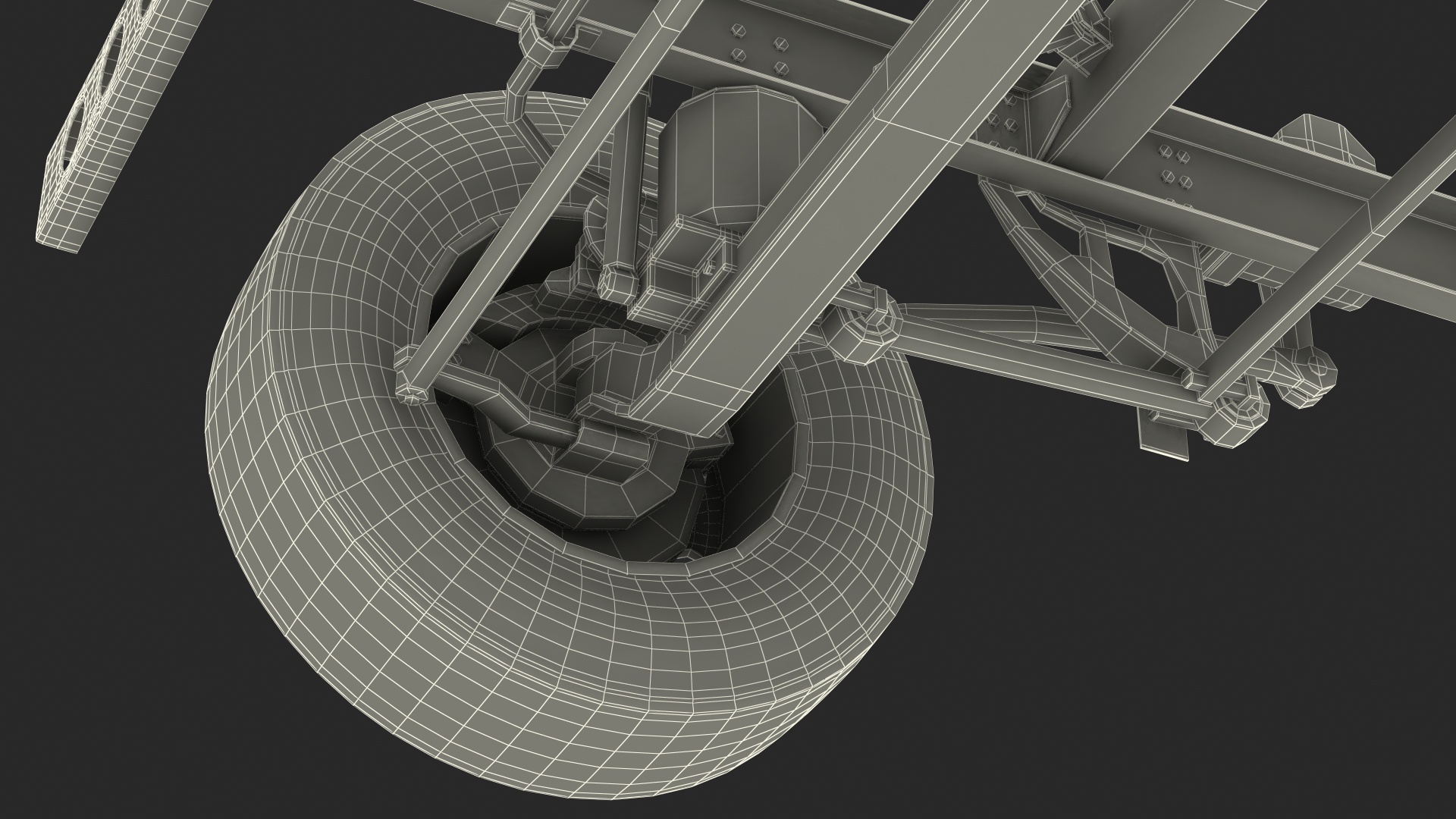 3D model Bus Front Suspension