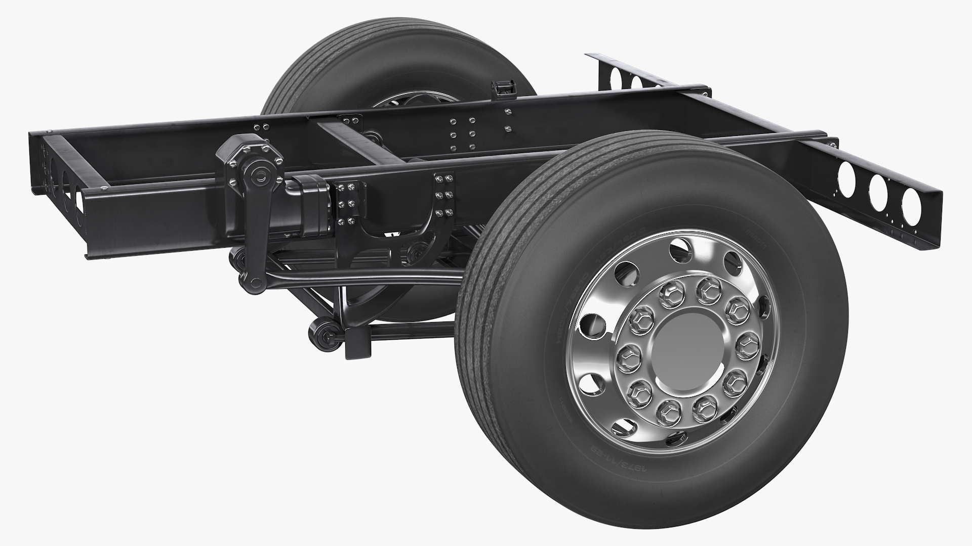 3D model Bus Front Suspension