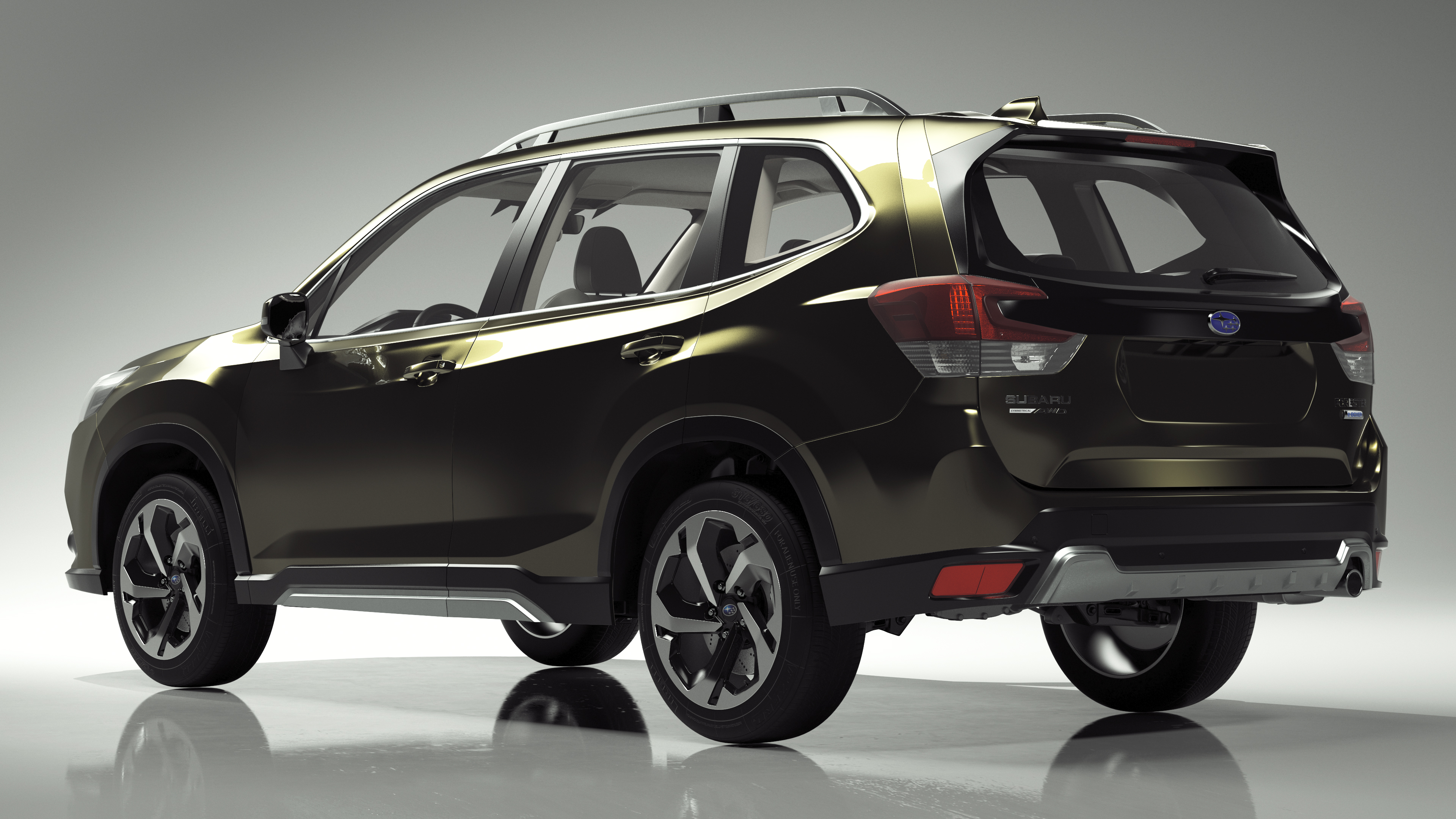 3D Subaru Forester 2022 Green