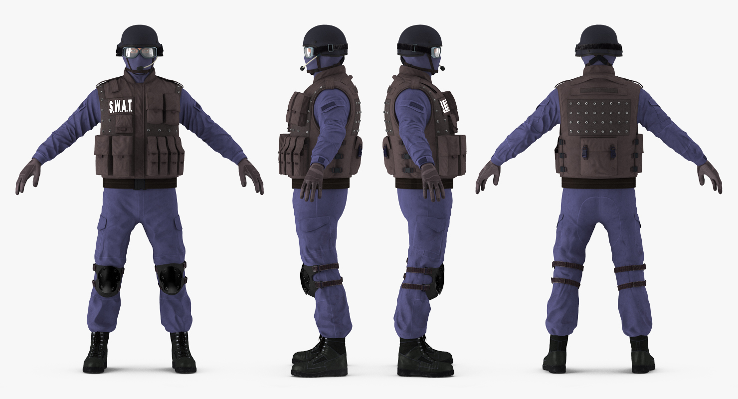 3D SWAT Policeman 2