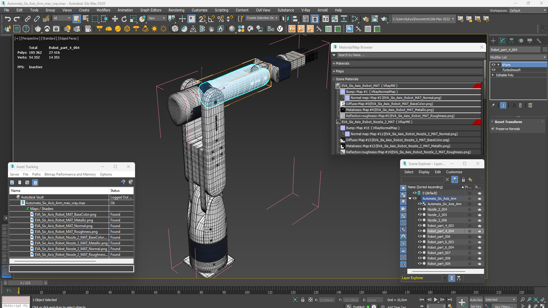 3D Automata Six Axis Arm