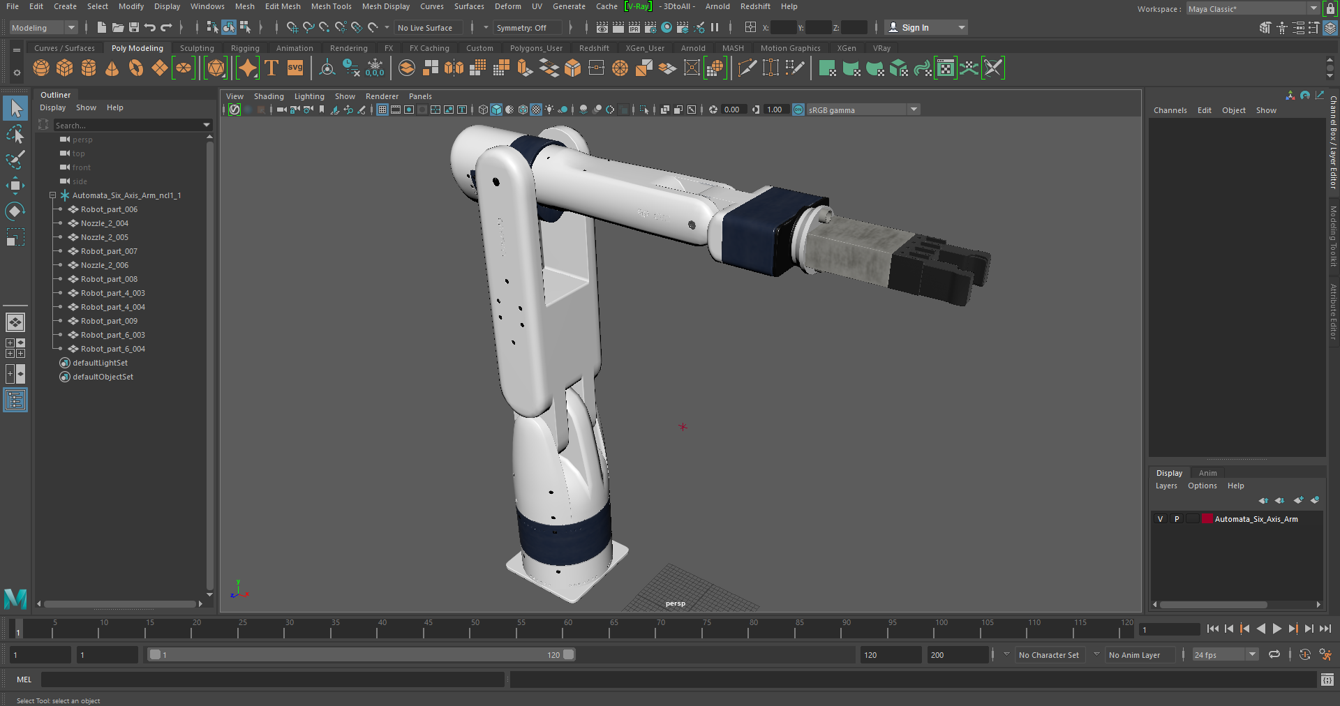 3D Automata Six Axis Arm