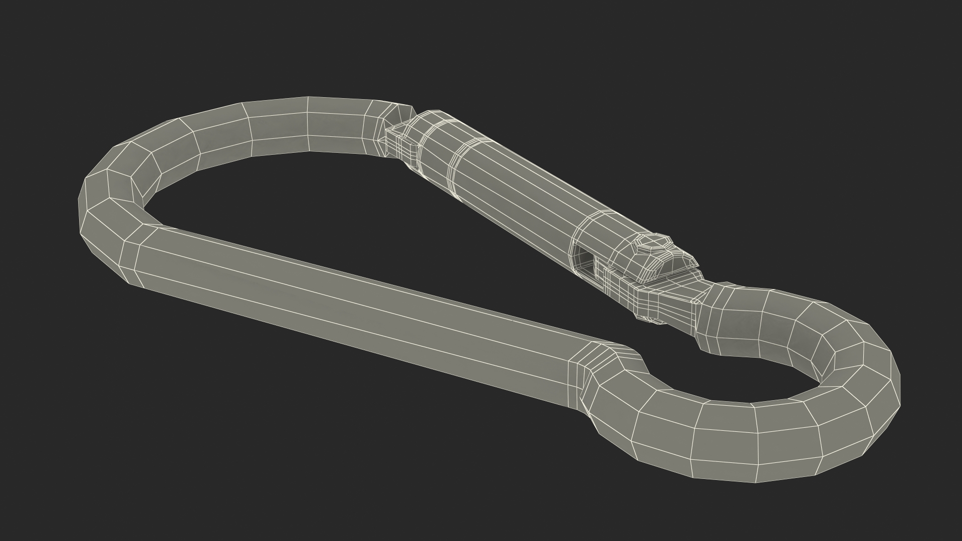 Carabiner Clip 3D model