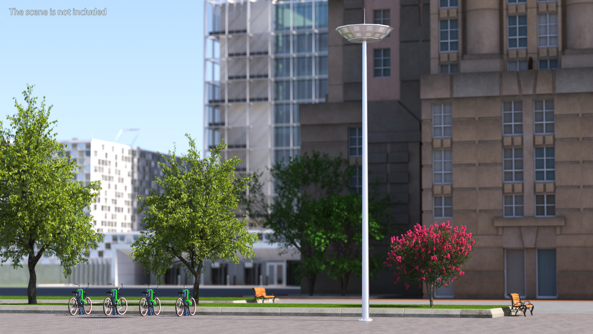 3D model Lamppost