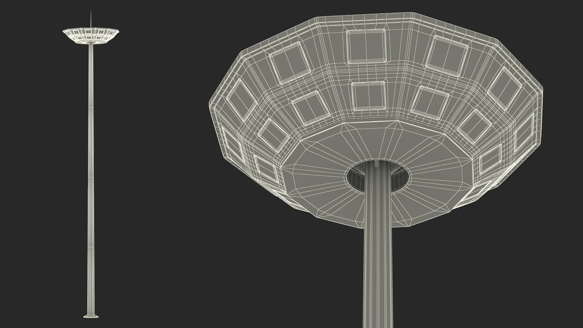 3D model Lamppost