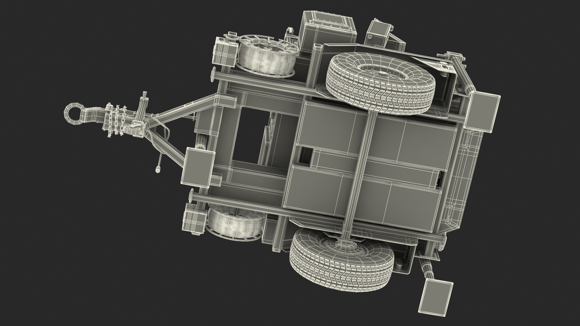 MPQ-64 Sentinel Radar Green Camo 3D