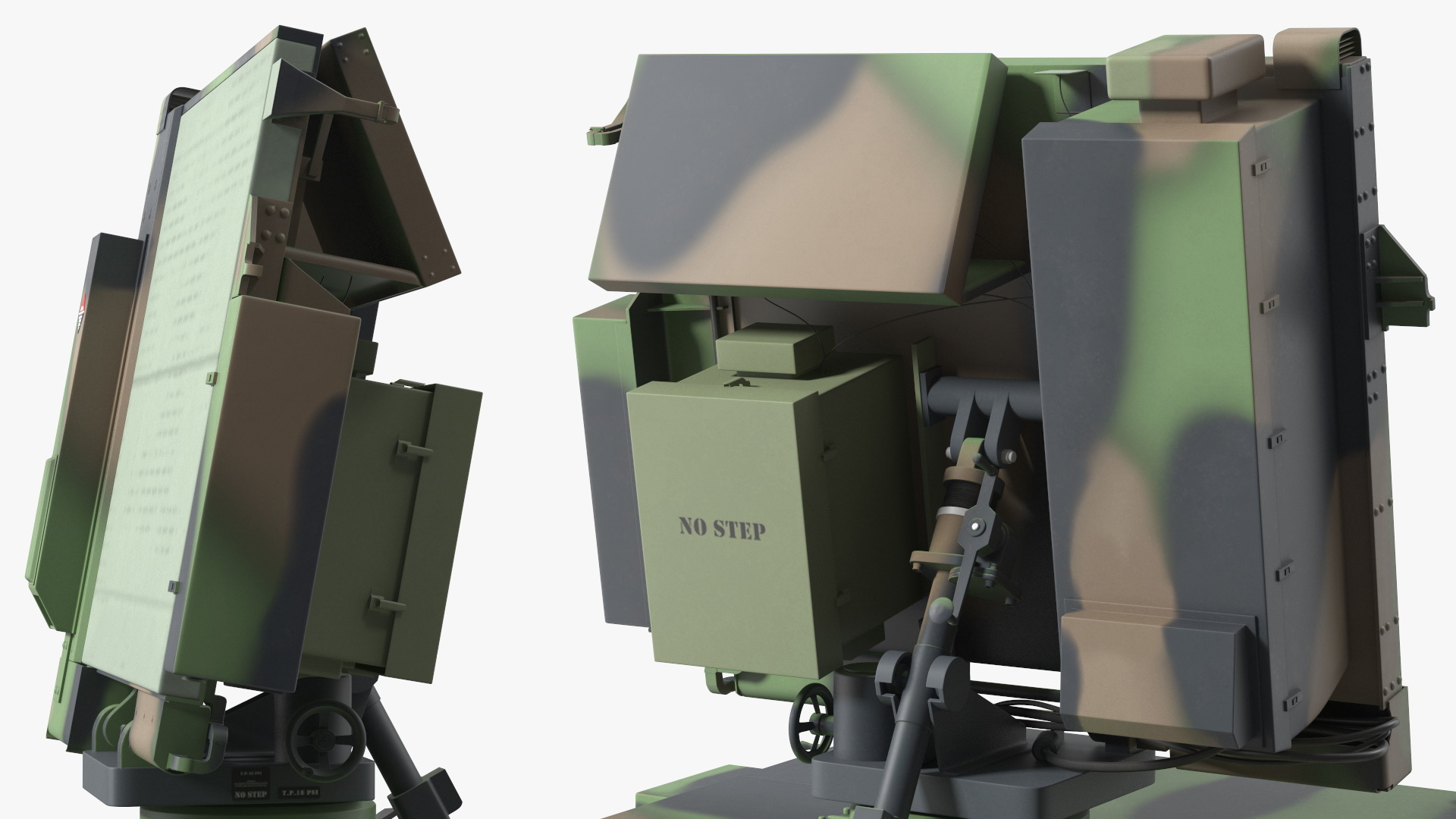 MPQ-64 Sentinel Radar Green Camo 3D