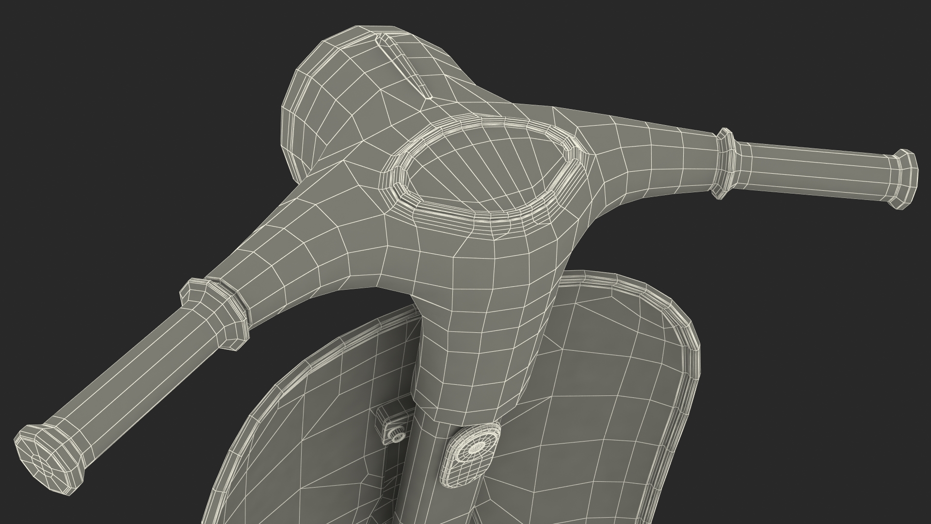 Vespa Z-Scooter Rigged 3D