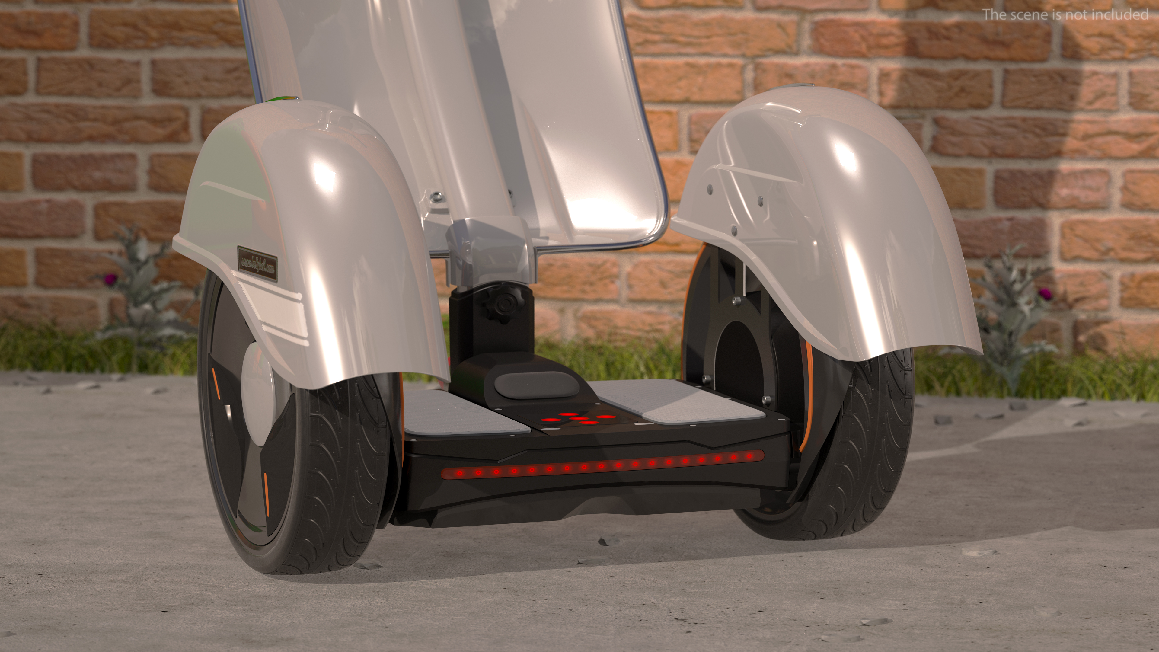 Vespa Z-Scooter Rigged 3D