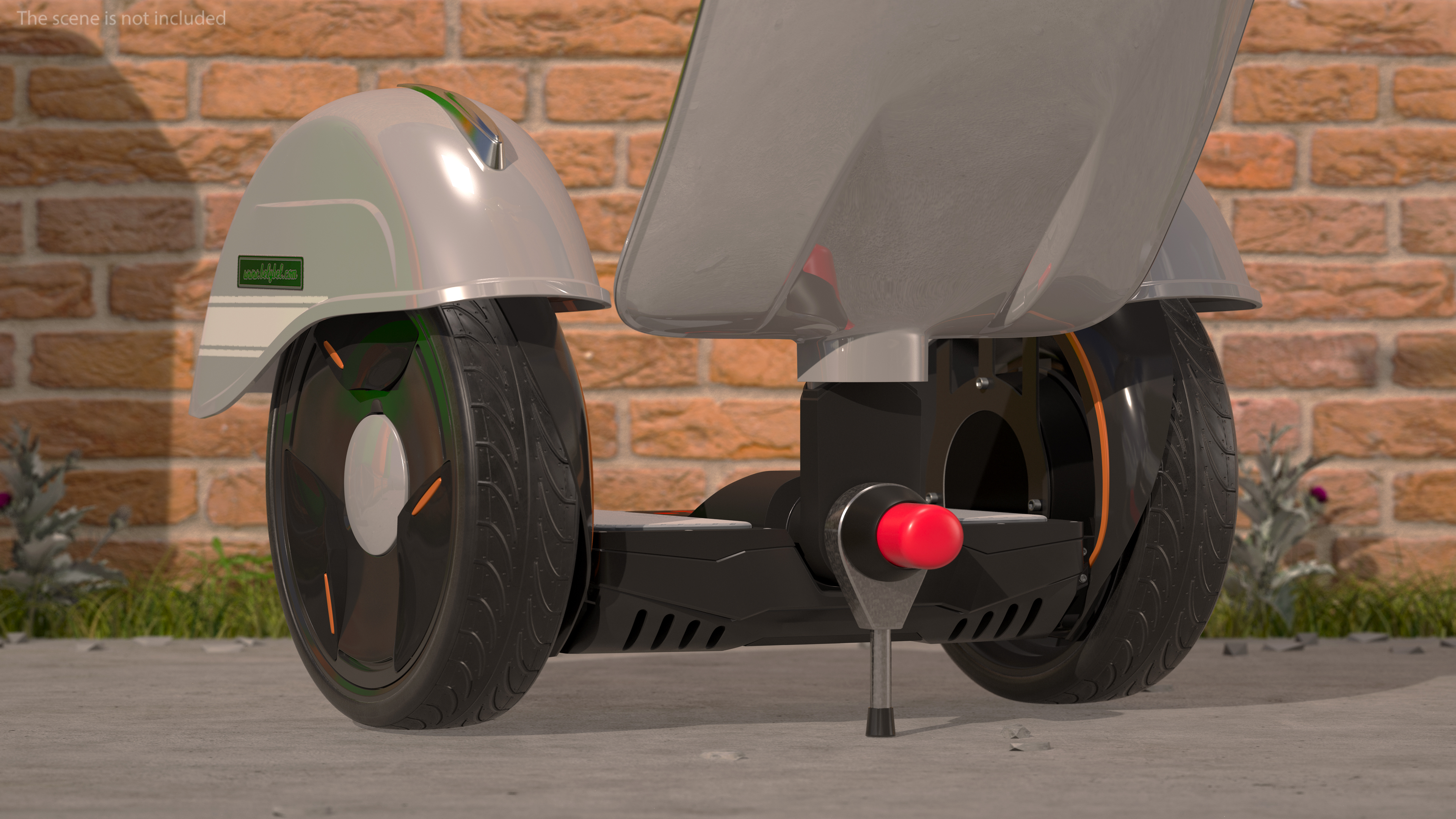 Vespa Z-Scooter Rigged 3D