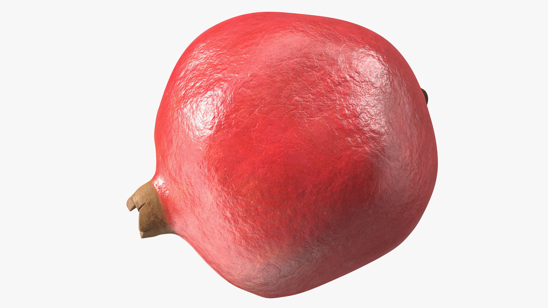 Cross Section Of Pomegranate Fruit 3D model