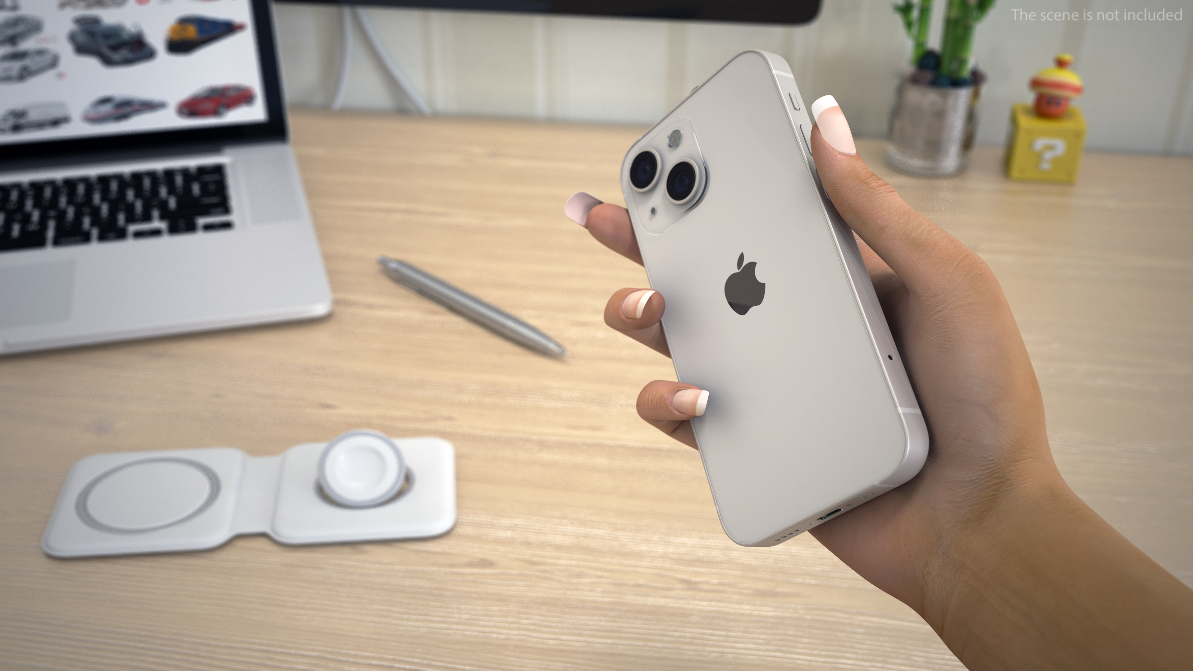 3D model Apple iPhone 13 Mini Starlight