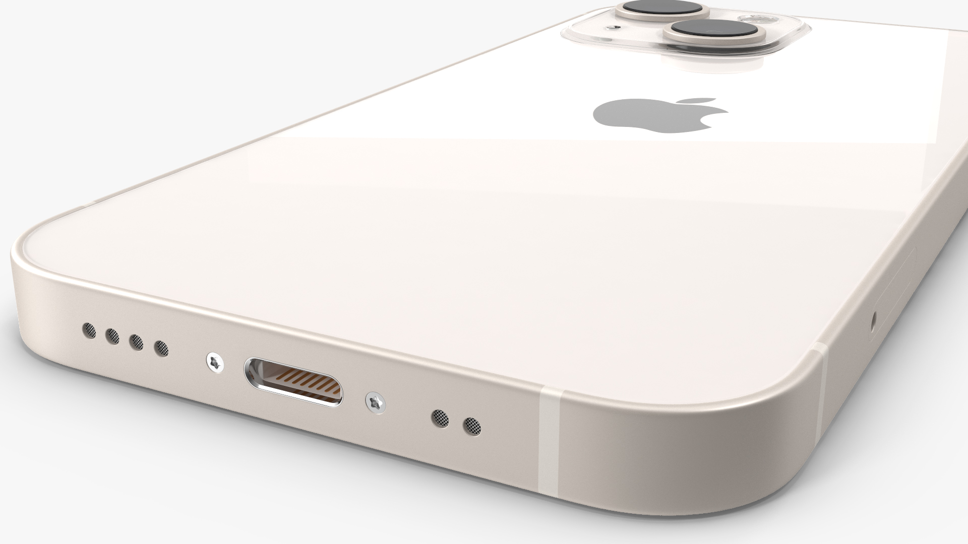 3D model Apple iPhone 13 Mini Starlight