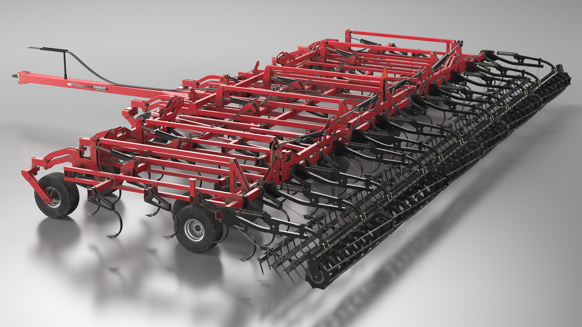 3D CASE Tiger-Mate 255 Field Cultivator Rigged model