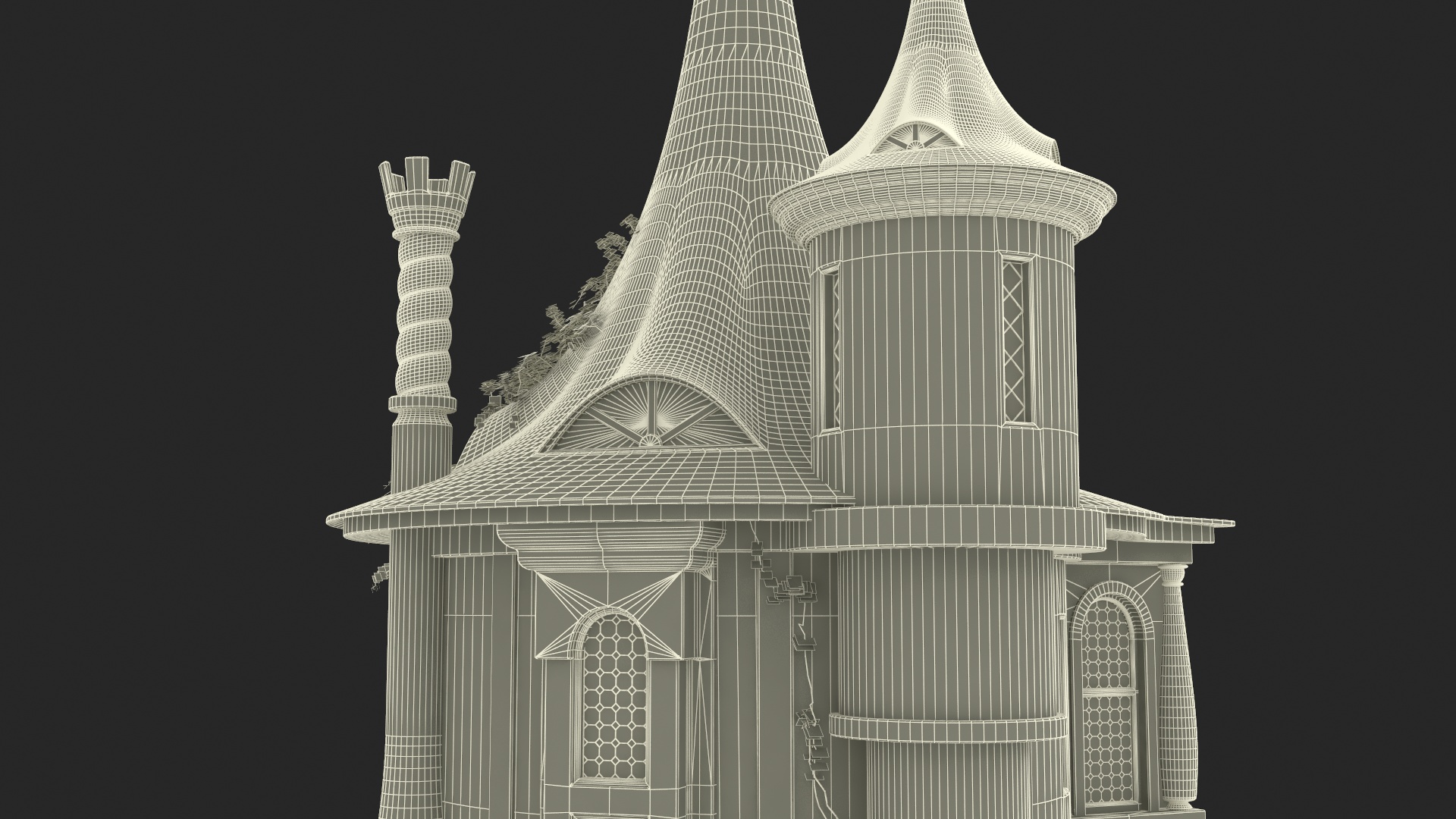 Tangled Rapunzel Tower 3D