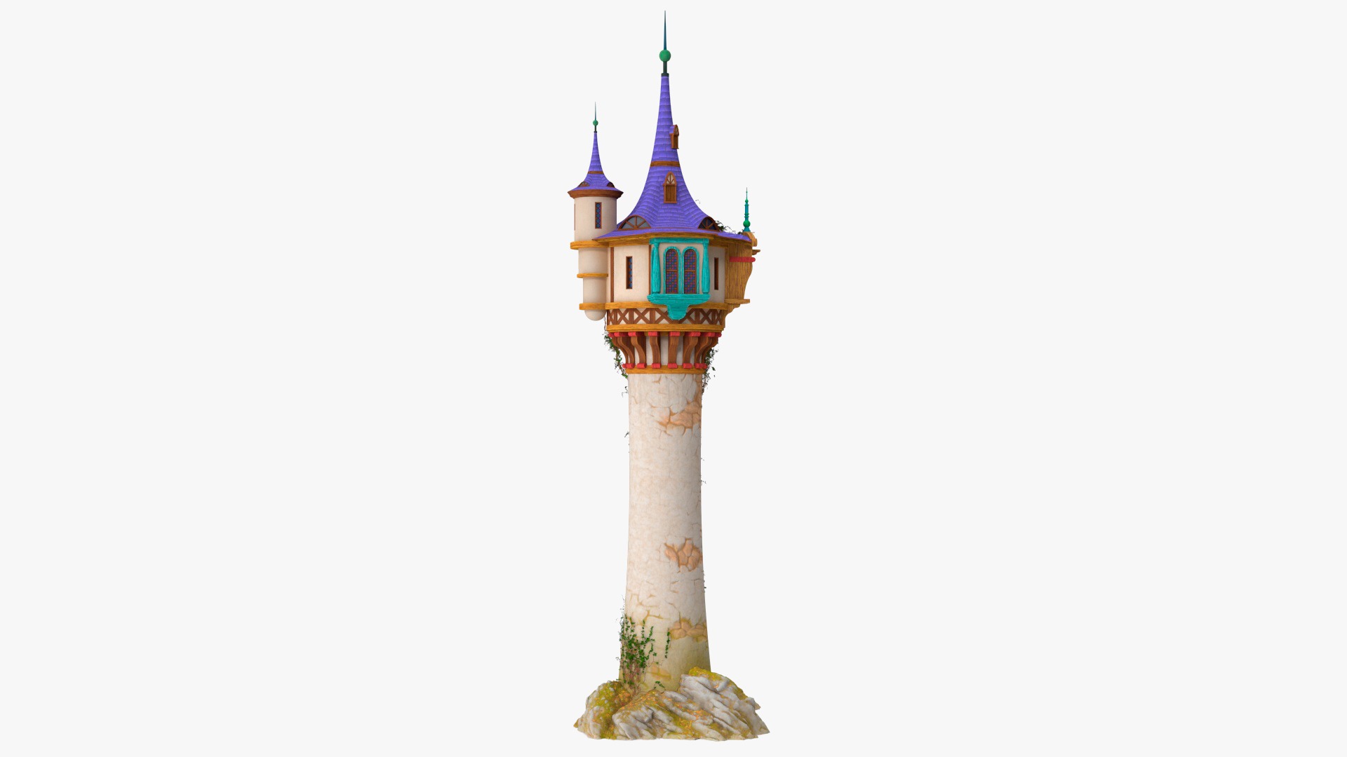 Tangled Rapunzel Tower 3D