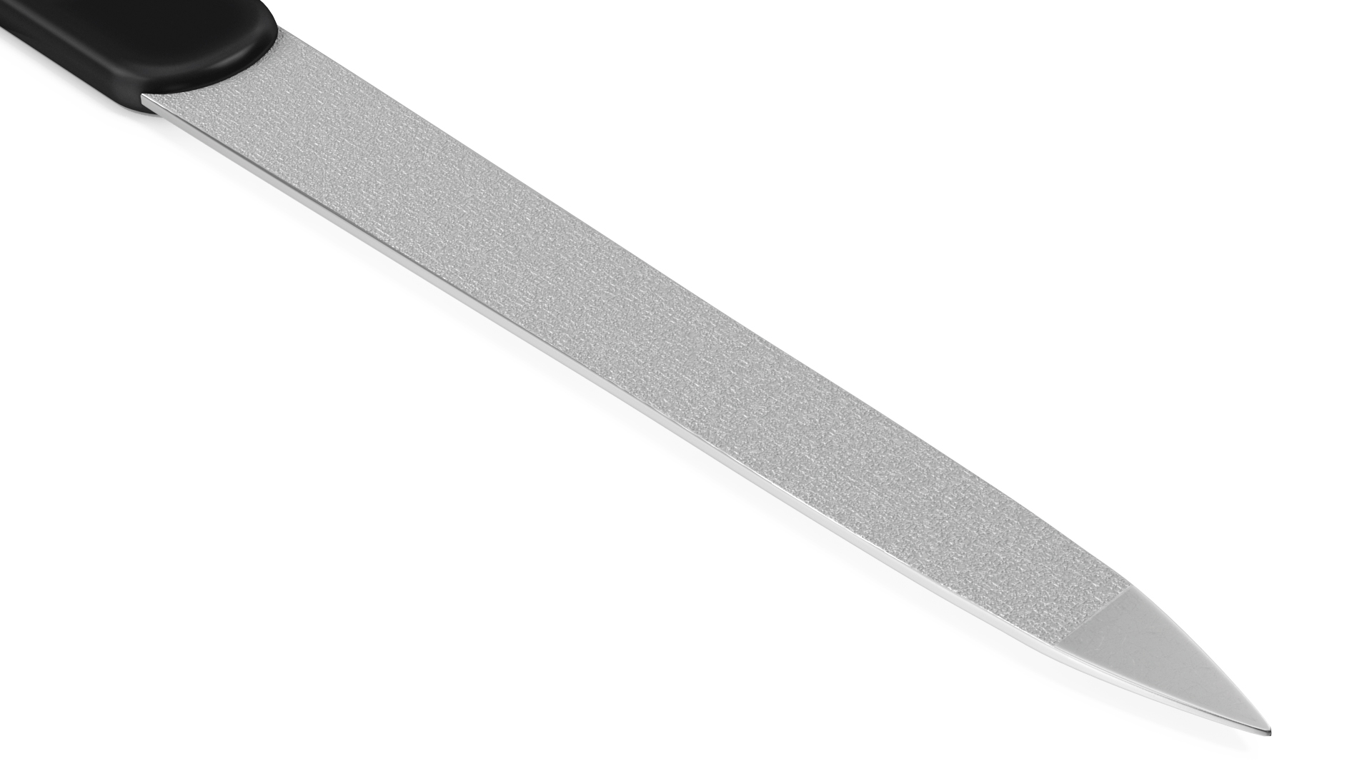 3D Metallic Nail File with Black Handle