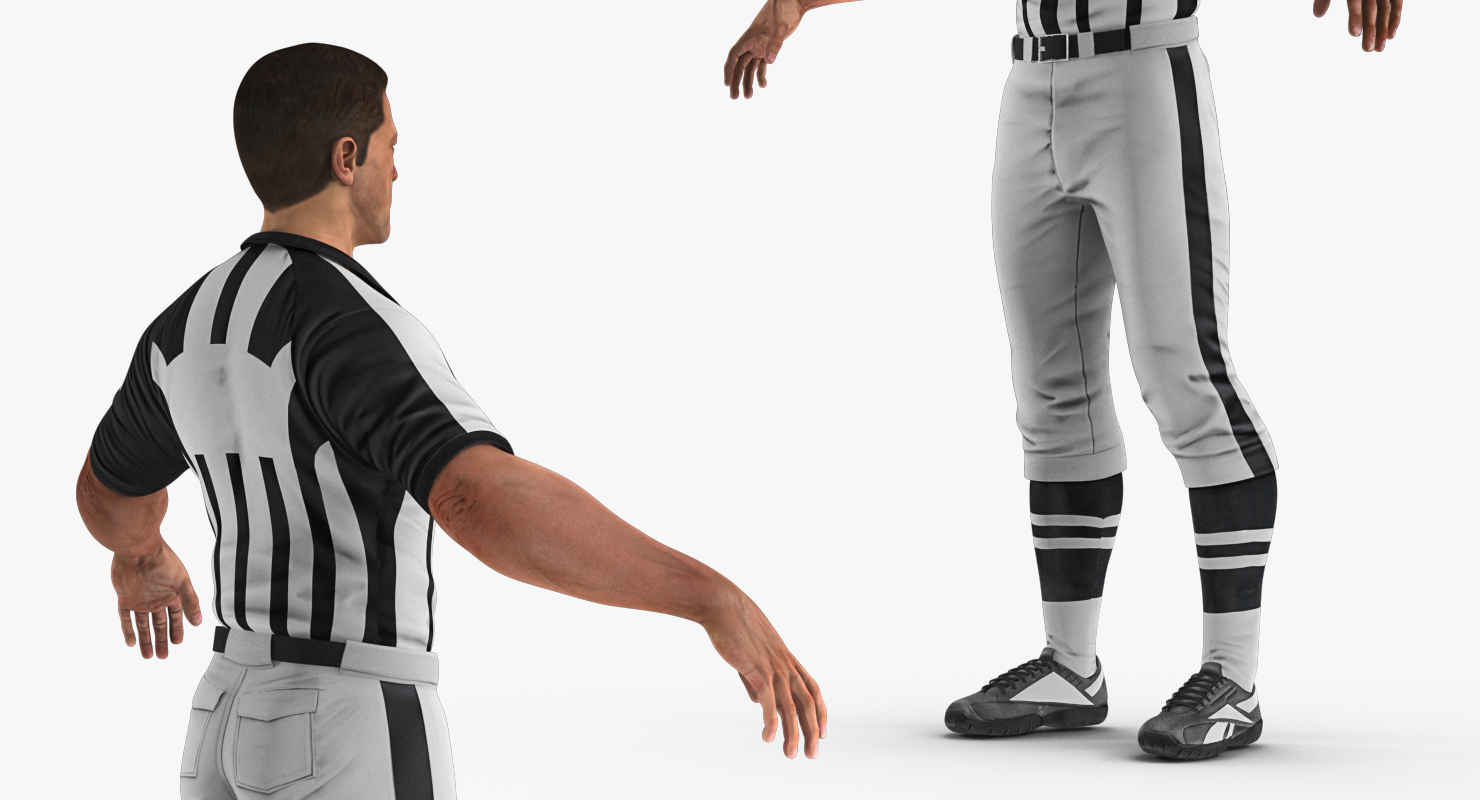 3D model American Football Referee