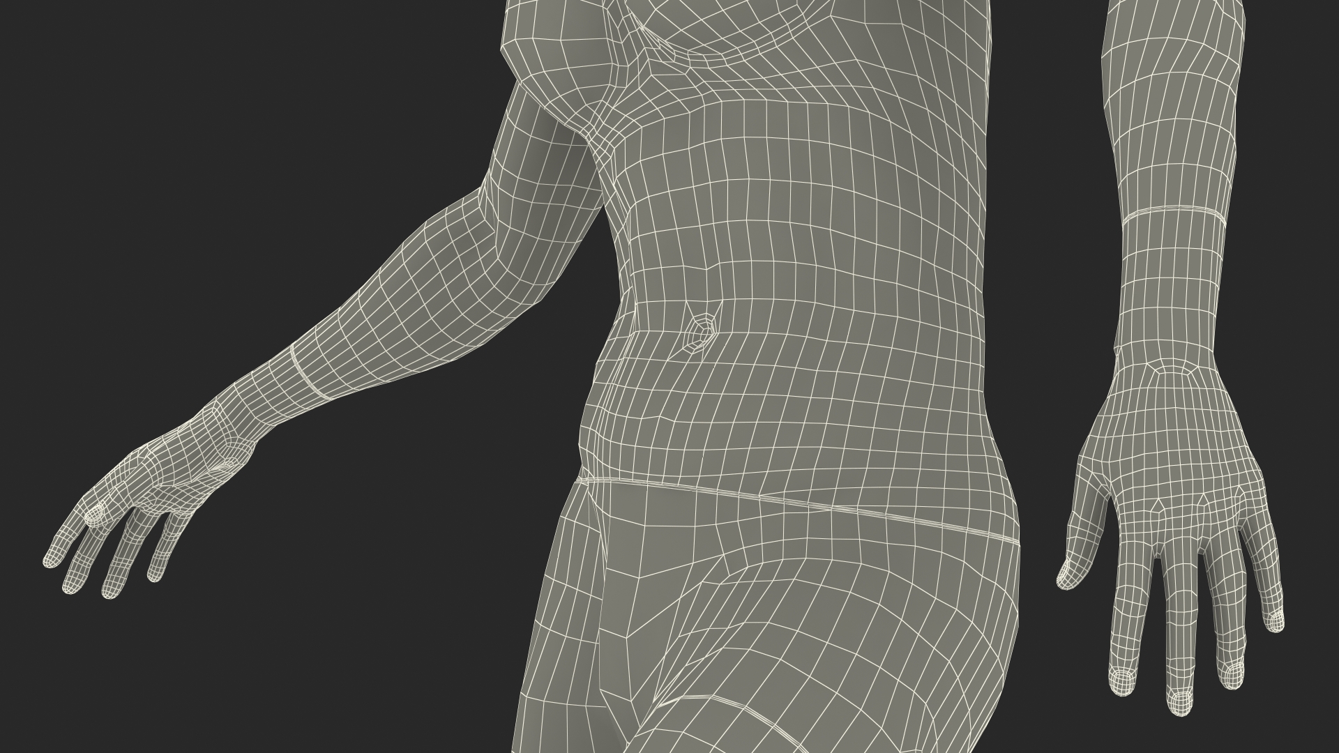 Running White Female Sports Mannequin 3D