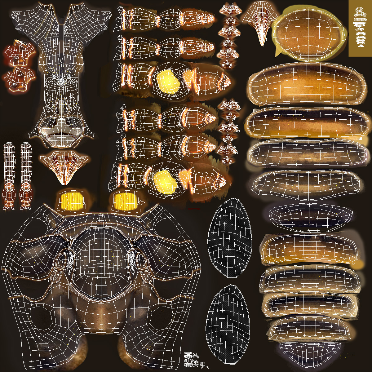 3D Honey Bee Fur model