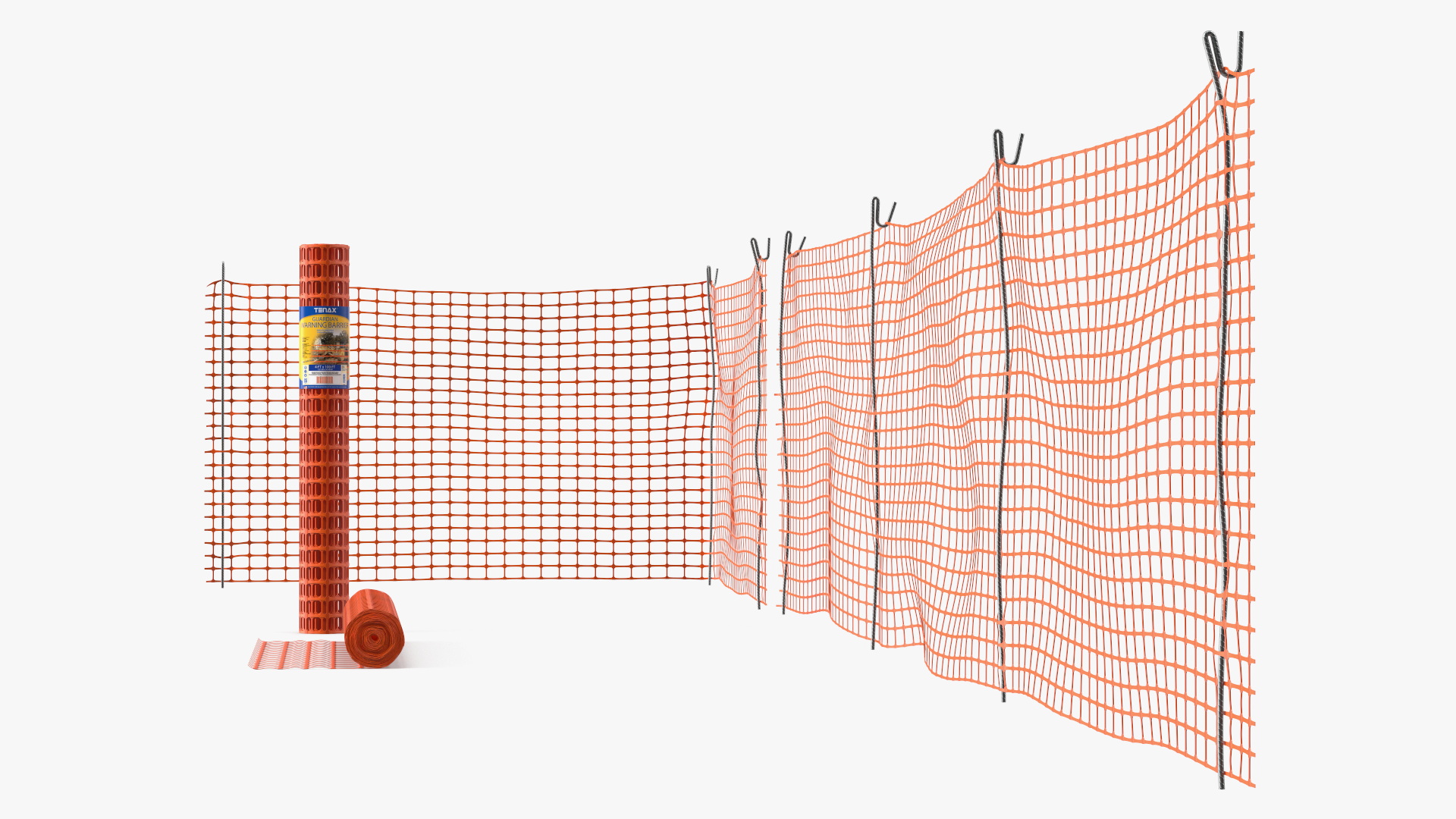 Mesh Fence Set 3D model