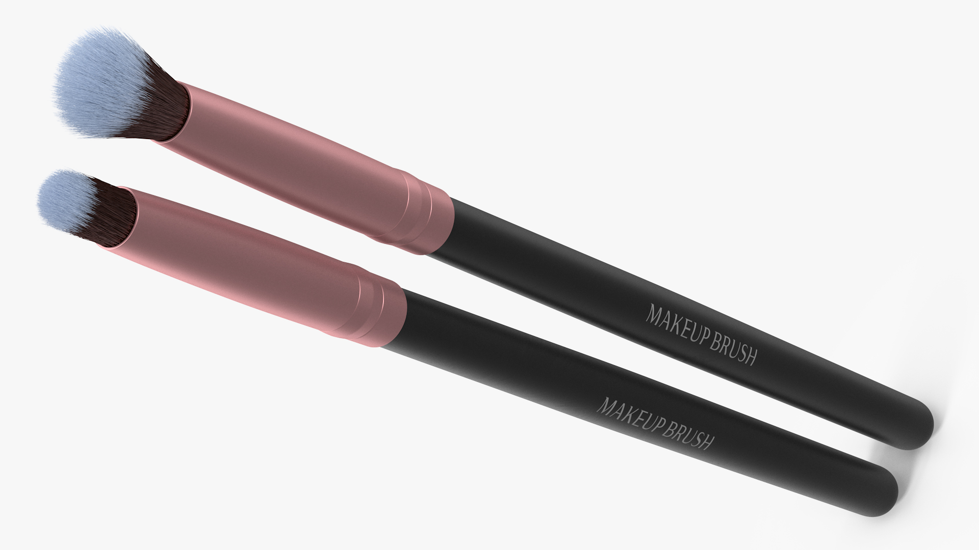 Angled Eyeshadow and Detail Brush Fur 3D