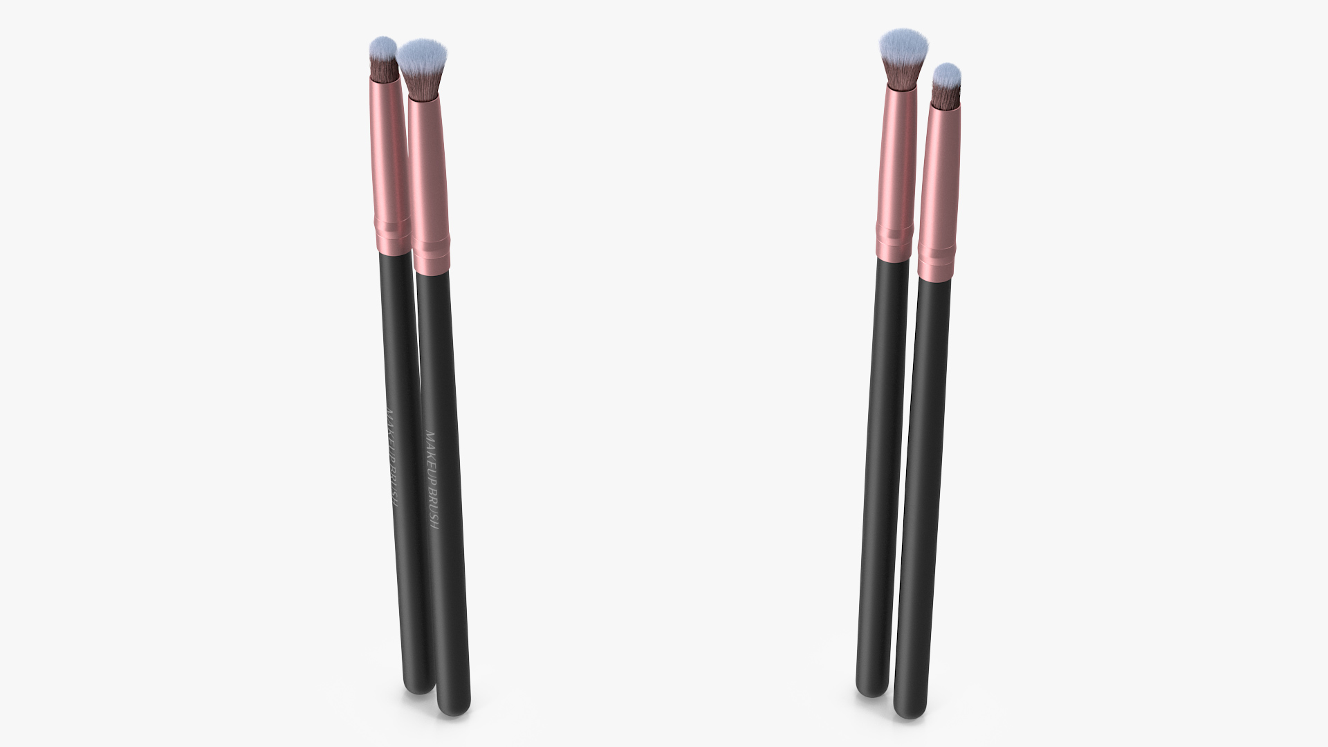 Angled Eyeshadow and Detail Brush Fur 3D