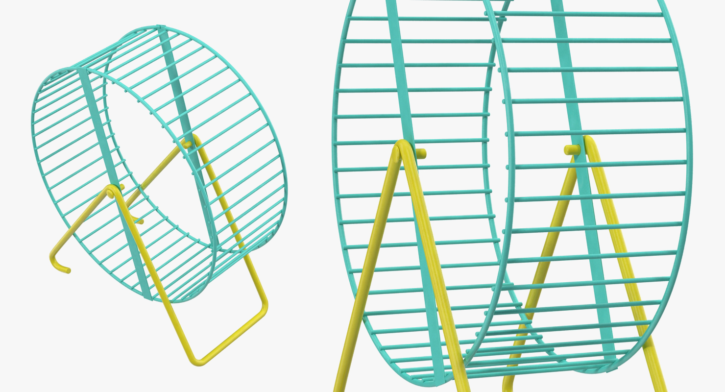 3D Hamster Wheel model