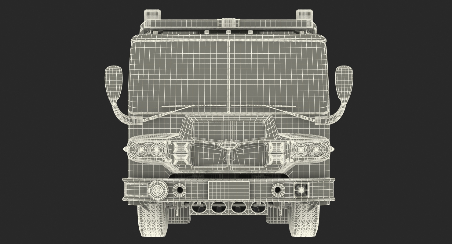 3D Fire Department E One Quest Pumper Rigged