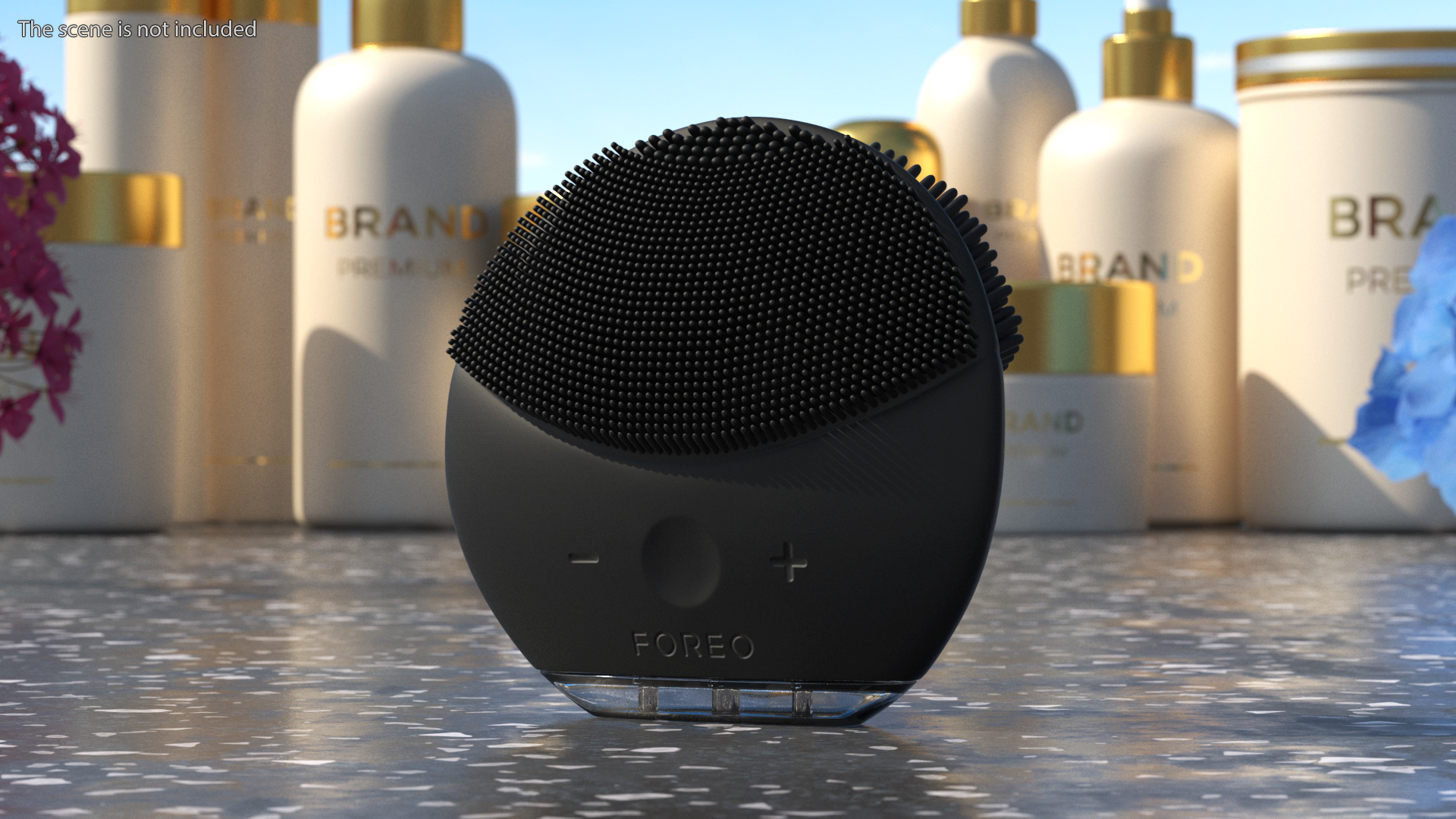 3D LUNA Black Mini 2 Foreo model