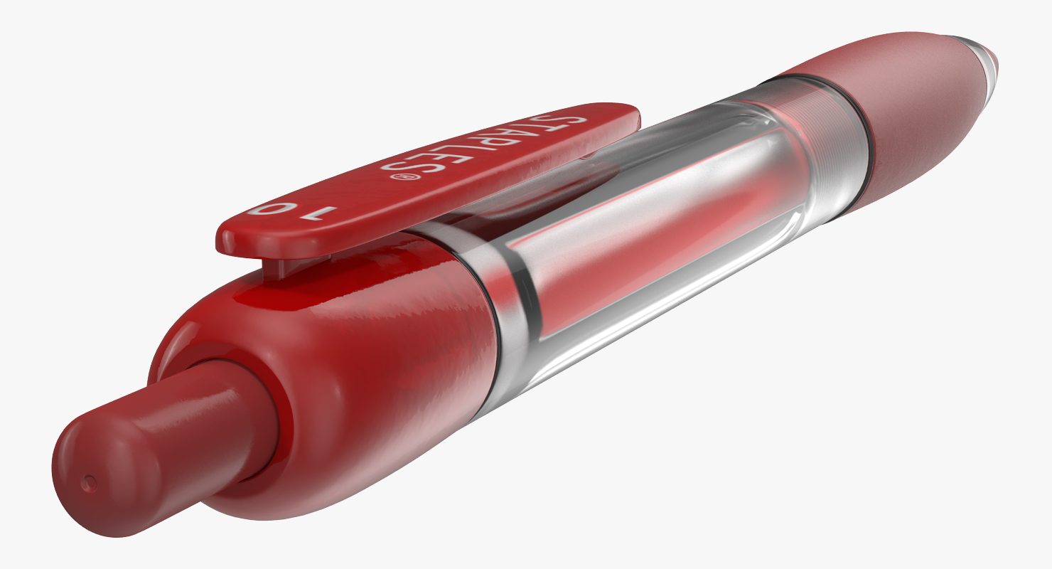 Red Ball Pen 3D