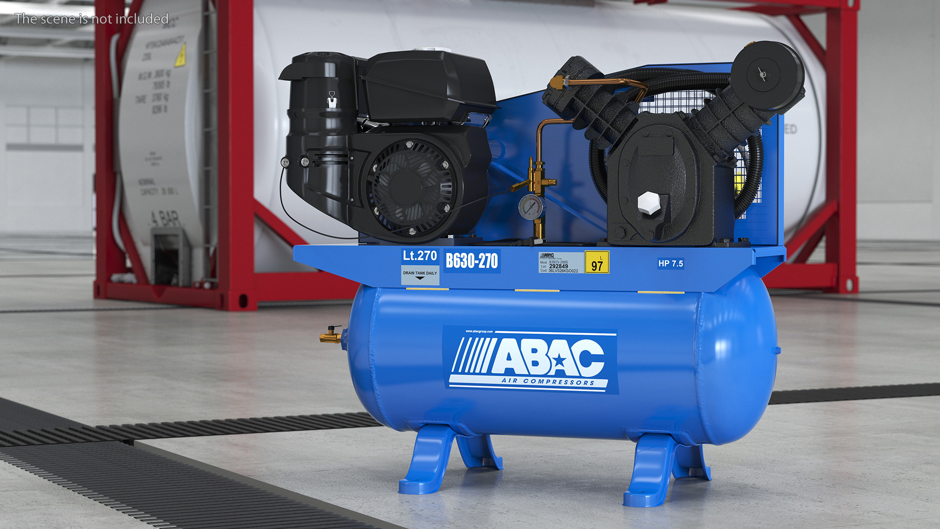 Air Compressor Abac 3D model