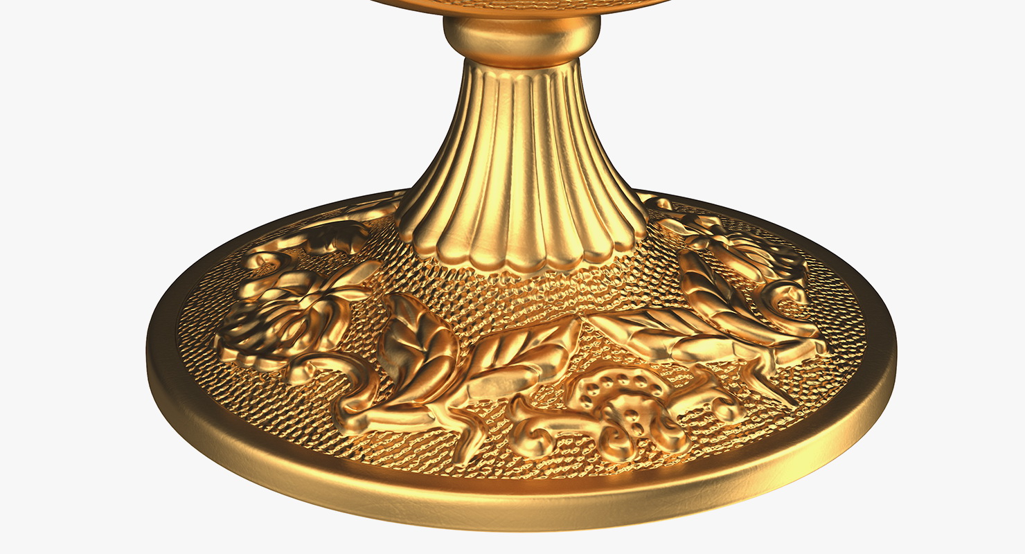 Golden Magic Lamp 3D