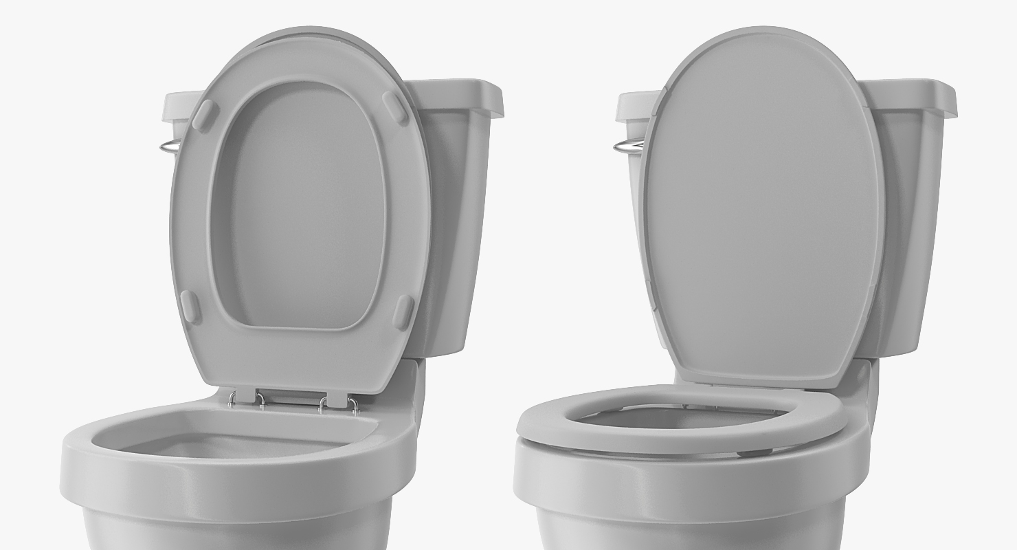 3D model Toilet Classic White