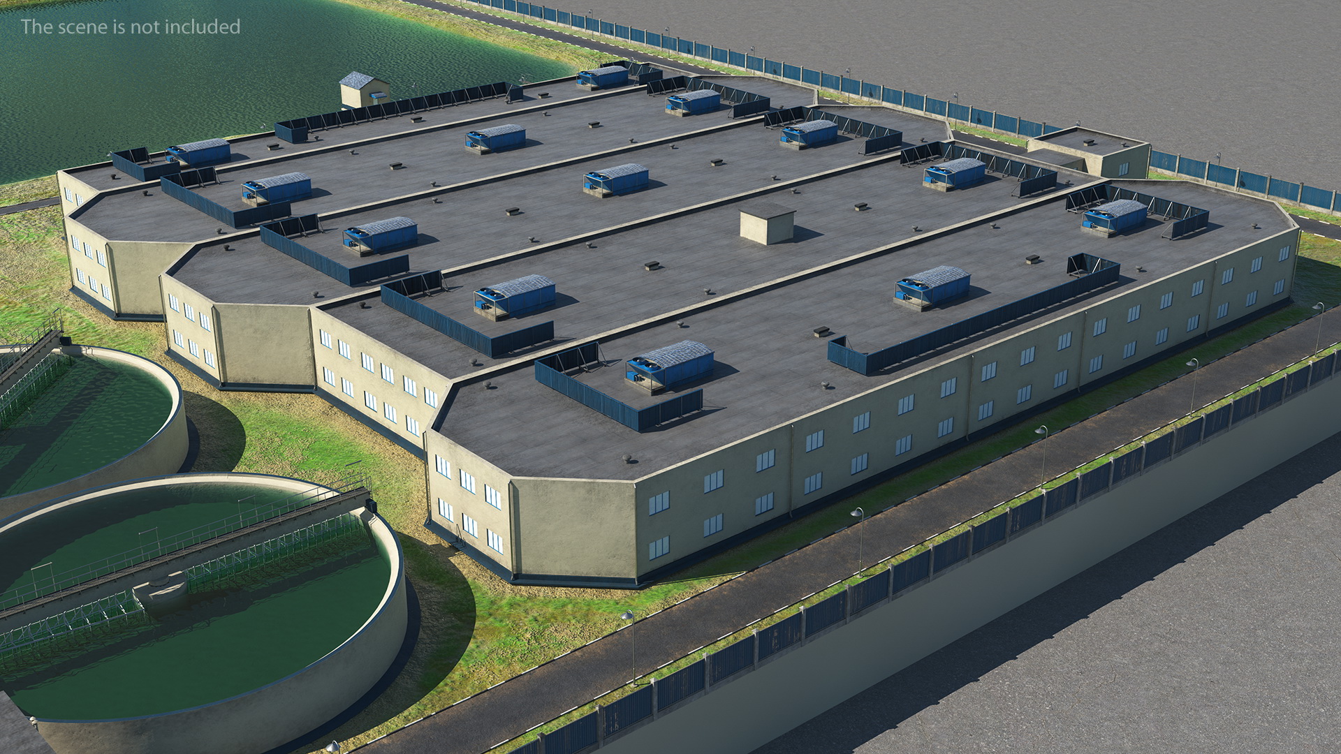 Industrial Building 3D model