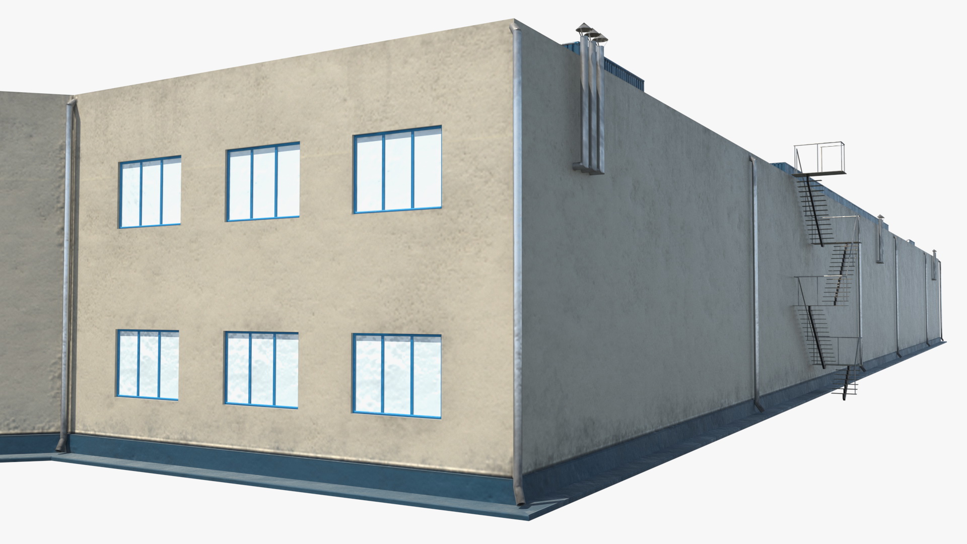 Industrial Building 3D model