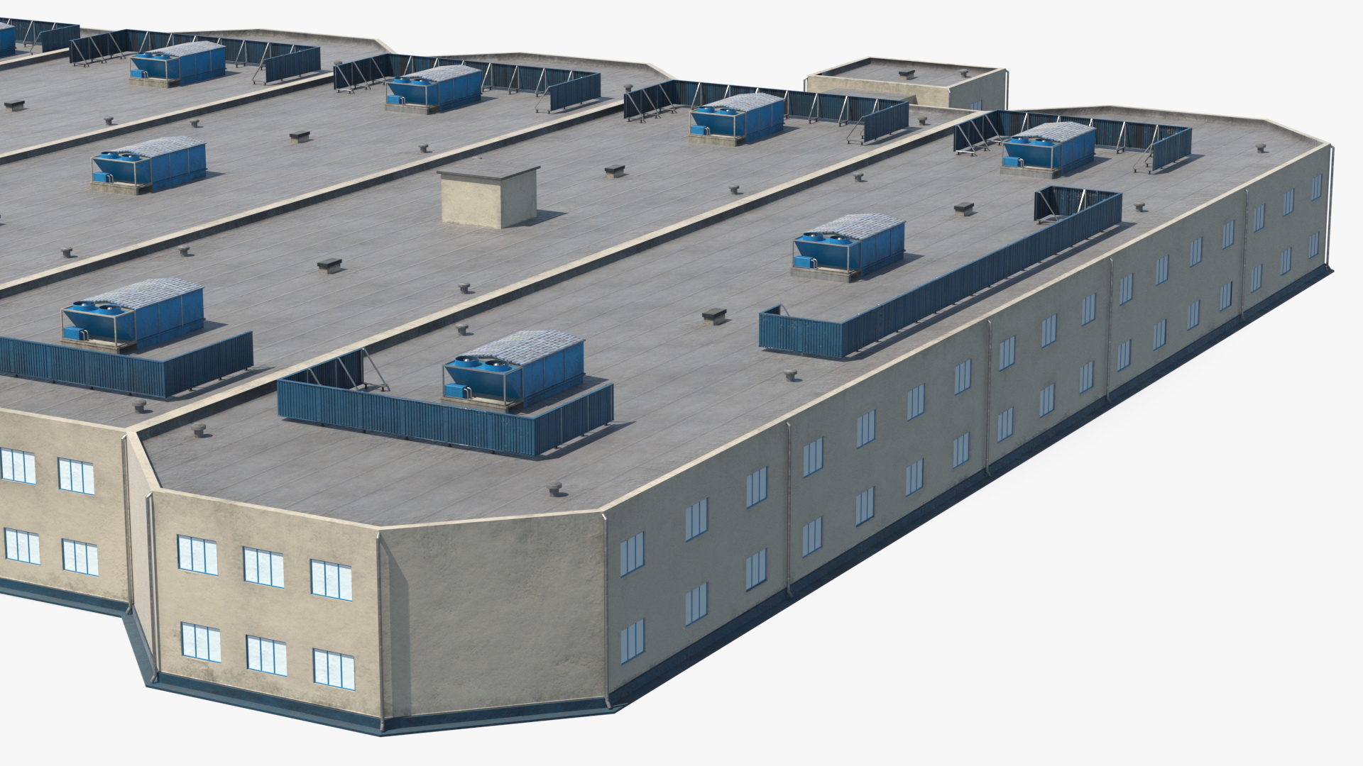 Industrial Building 3D model