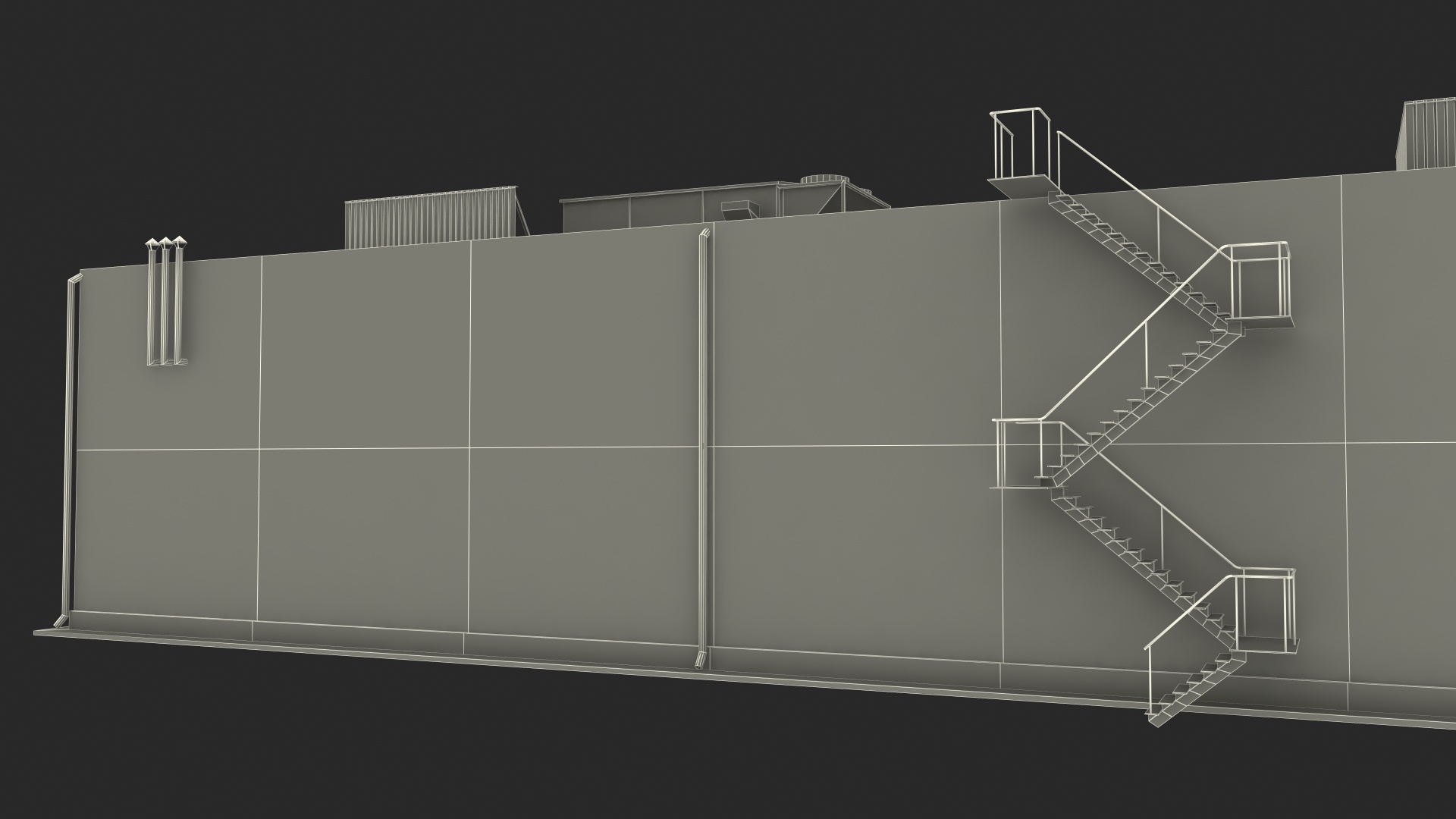 Industrial Building 3D model