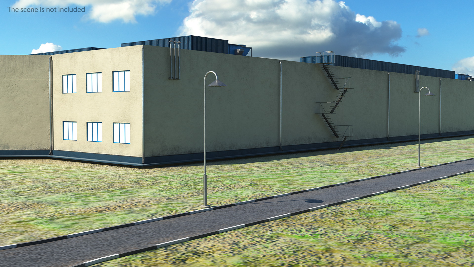 Industrial Building 3D model