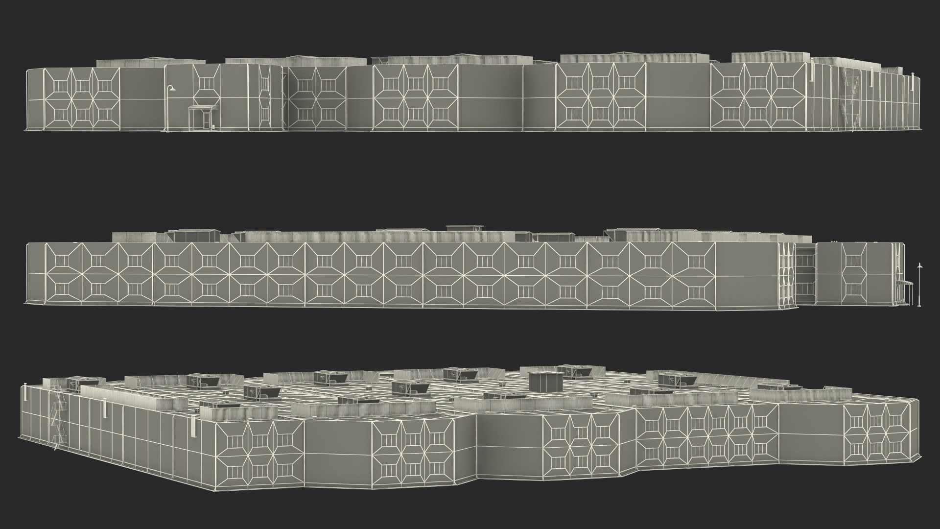 Industrial Building 3D model